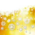 Beautiful snowflake Christmas. EPS 10