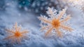 Beautiful snowflake photography freeze season bokeh christmas weather frost detail