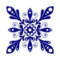 Beautiful snowflake vector design