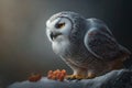 Beautiful Snowy Owl Picture set. taking flight, prey in the snow, spreading its wings and more. Royalty Free Stock Photo