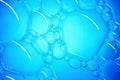 Beautiful soap bubble in macro for background Royalty Free Stock Photo