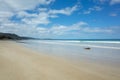 Beautiful, soft and clean sandy beach at Lorne with no tourists in low season.