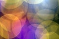 Beautiful soft multicolor bokeh background. Defocused lights pat Royalty Free Stock Photo