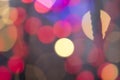 Beautiful soft multicolor bokeh background. Defocused lights pat Royalty Free Stock Photo