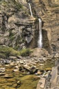 Beautiful soft waterfall in spain