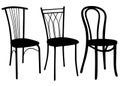 Beautiful sophisticated chairs in a set