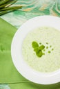 Beautiful Soup with green peas