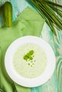 Beautiful Soup with green peas