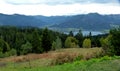 Beautiful south german landscape with mountains, forest and a lake in the valley 3