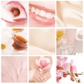 Beautiful spa collage Royalty Free Stock Photo