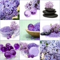 Beautiful Spa collage Royalty Free Stock Photo