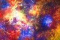 Beautiful space background. Cosmos art. Elements of this image furnished by NASA