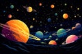 Beautiful Space Landscape, An Expansive, Panoramic Anamorphic, space inspirations
