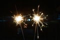 Beautiful sparklers fire crackers for Chinese New Year Royalty Free Stock Photo