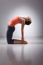 Beautiful sporty fit yogini woman practices yoga Royalty Free Stock Photo