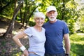 Beautiful sporty mature couple styaing fit with sport Royalty Free Stock Photo