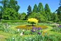 Beautiful spring botanical garden