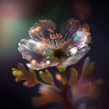 Beautiful spring fower. Generative AI