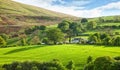 Beautiful spring landscape in Lake District National Park, Cumbria, England, UK Royalty Free Stock Photo