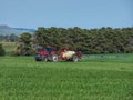 Farmer Spraying Crops near Melbourne Victoria Australia