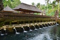 Beautiful spring water pura Tirtha Empul in Tampak