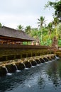 Beautiful spring water pura Tirtha Empul in Tampak