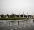 The beautiful square called Prato della Valle in the historic center of Padua, Veneto, Italy Royalty Free Stock Photo