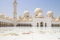 Beautiful square of Jumeirah Mosque in Dubai