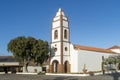 The beautiful St. Dominic church, Iglesia Santo Domingo de Guzman, in Tetir, Fuerteventura, Canary Islands, Spain Royalty Free Stock Photo