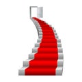 Beautiful stairs vector illustration design