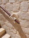 Handle in Rector\'s Palace, Dubrovnik Royalty Free Stock Photo