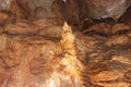 Beautiful stalactite cave