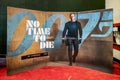 A beautiful standee of .Daniel Craig NO TIME TO DIE, display showing at cinema