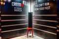 A beautiful standee of a movie called Creed III Display at the cinema to promote the movie
