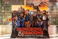 Beautiful standee of a movie called Dungeons Dragons: Honor Among Thieves Display at the cinema to promote the movie