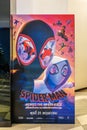 A beautiful standee of a movie called Spider-Man: Across the Spider-Verse Display at the cinema to promote the movie