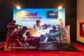 A beautiful standee of a movie called Vanguard display showing at cinema to promote the movie