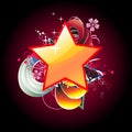 Beautiful star artistic design