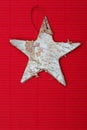 Beautiful star of birch bark