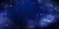 Beautiful starry sky, galactic nebula, space background