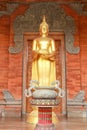 Beautiful statue of golden Brahma, Bali, Indonesia Royalty Free Stock Photo