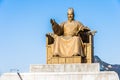 Beautiful statue King Sejong