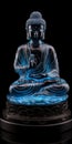 beautiful statue of Lord buddha in meditation pose generative AI