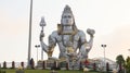 Statue of Lord Shiva During Sunset, Murudeshwara. Royalty Free Stock Photo