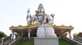 Statue of Lord Shiva During Sunset, Murudeshwara. Royalty Free Stock Photo