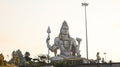 Statue of Lord Shiva During Sunset, Murudeshwara. Royalty Free Stock Photo