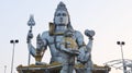 Statue of Lord Shiva During Sunset, Murudeshwara. Royalty Free Stock Photo