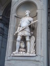 Beautiful statues in the city of Florence