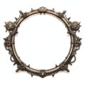 beautiful steampunk frame clipart illustration