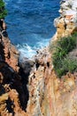 Australia- Beautiful Cliff and Sea in the Royal National Park Royalty Free Stock Photo